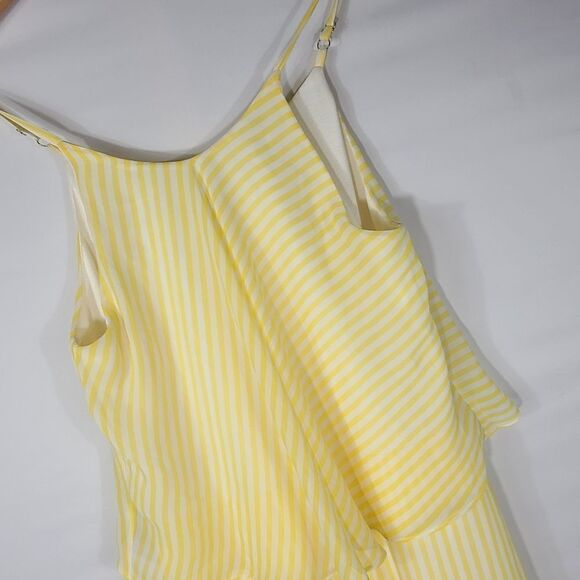 Gianni Bini Yellow And White Striped Maxi Dress - Picture 6 of 13